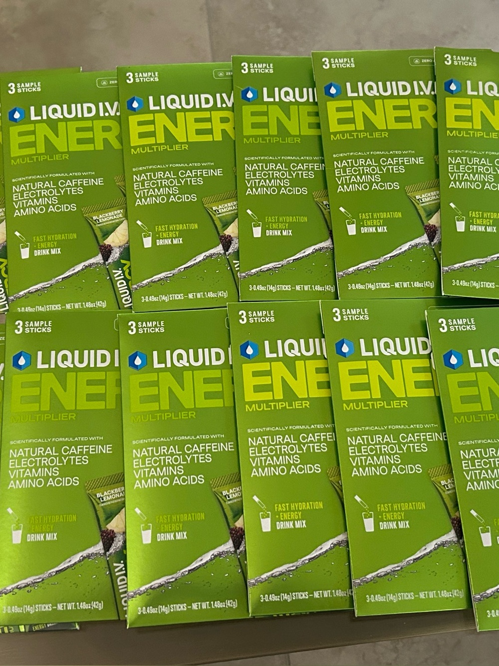Liquid I.V. Energy Multiplier Sugar-Free Variety Pack - 36 Individual Packets!